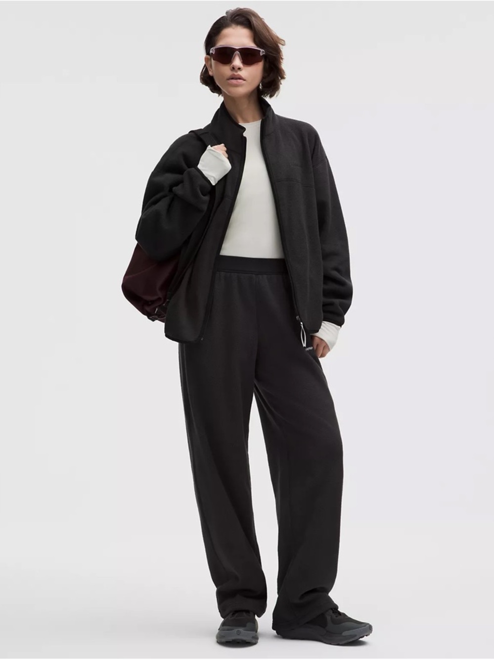 Lululemon Tumbled Fleece Mid-Rise Relaxed-Fit Hiking Pant